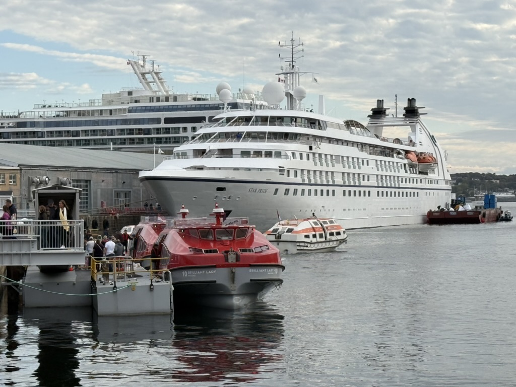 Cruise ships at Halifax, 30 Sept 2025